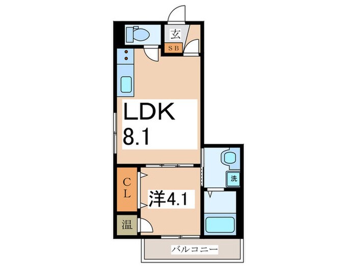 Lien小路東Ⅰの物件間取画像