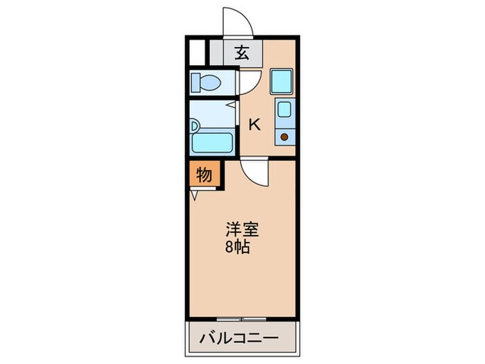 グランベ－ル塚本の物件間取画像