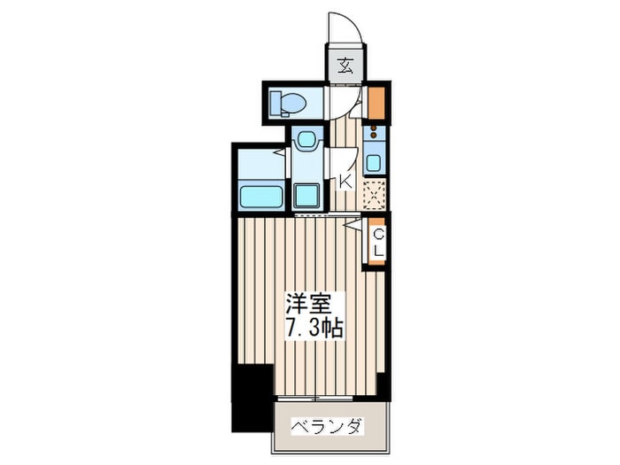 S-RESIDENCE南堀江の物件間取画像