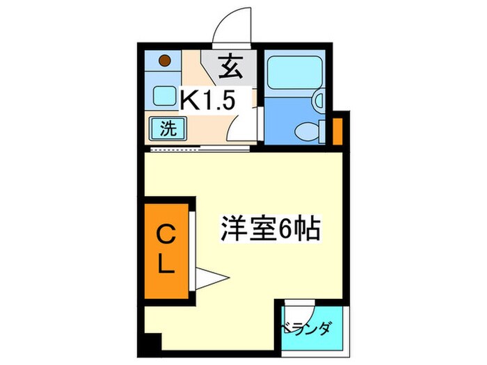 コスモカラホリロフトの物件間取画像