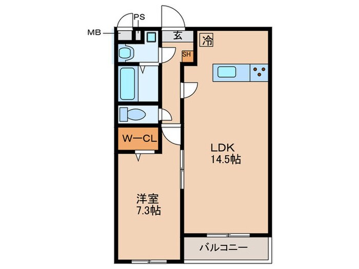 ヴィリアンの物件間取画像