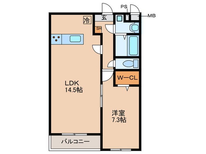 ヴィリアンの物件間取画像