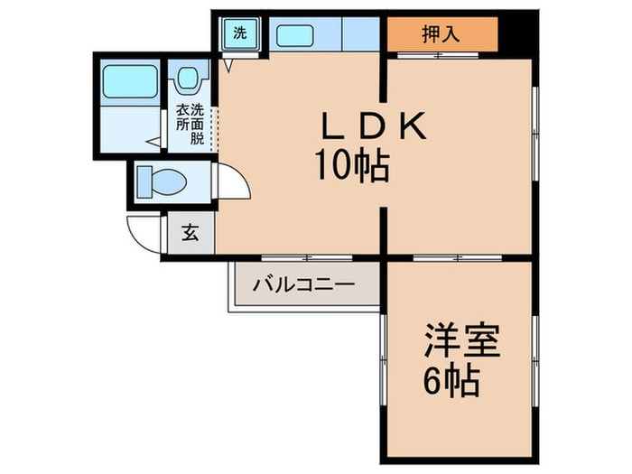 ベルドミ－ル今川の物件間取画像