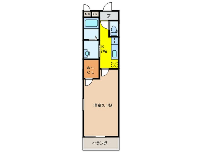 フジパレス鶴見Ⅰ番館の物件間取画像