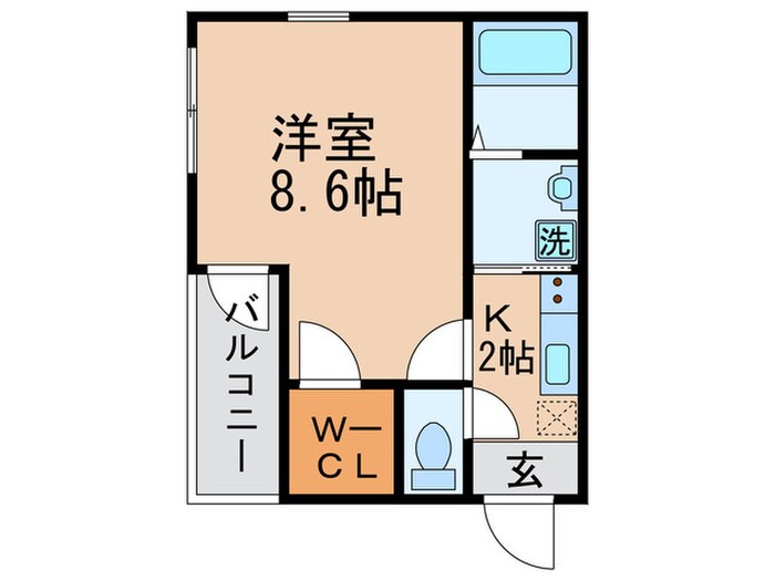 フジパレス鶴見Ⅴ番館の物件間取画像