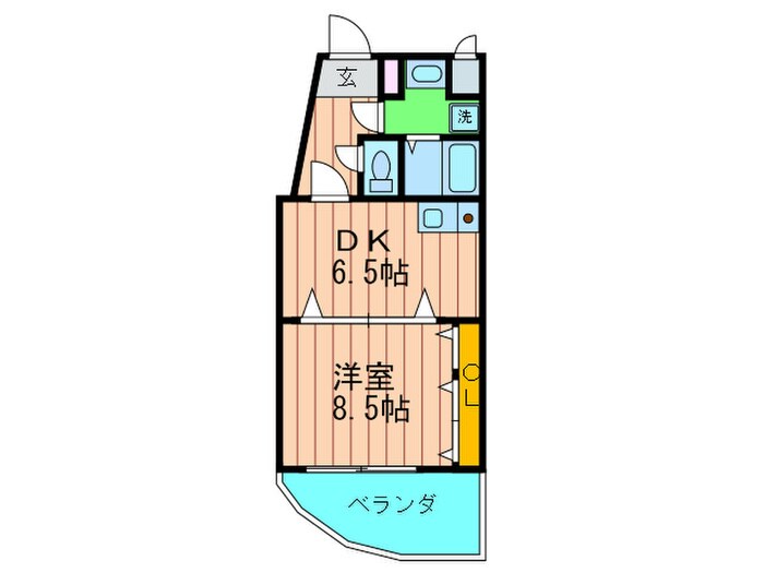 宮之阪ウェ－ブの物件間取画像