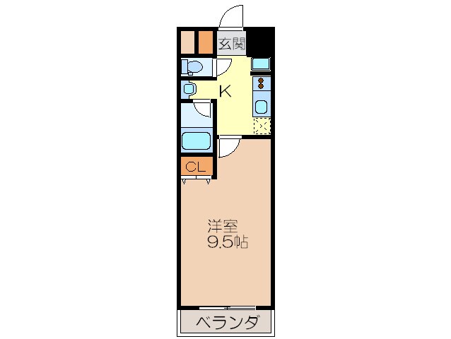 レン元町駅前の物件間取画像