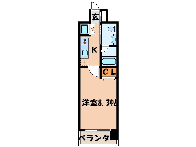ベラジオ烏丸三条の物件間取画像