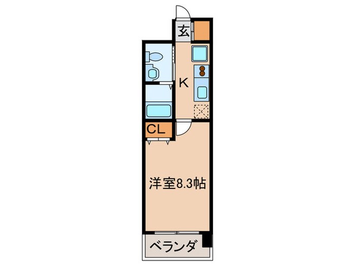 ベラジオ烏丸三条の物件間取画像