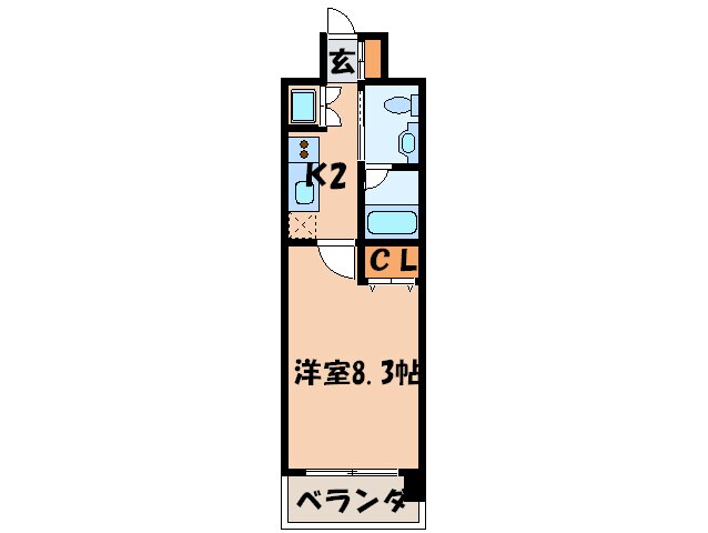 ベラジオ烏丸三条の物件間取画像