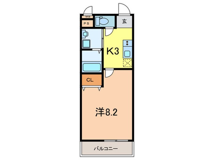 フジパレス宝塚南Ⅱ番館の物件間取画像