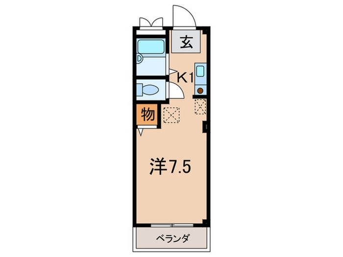 ロ－ゼンハイツＰＡＲＴⅡの物件間取画像