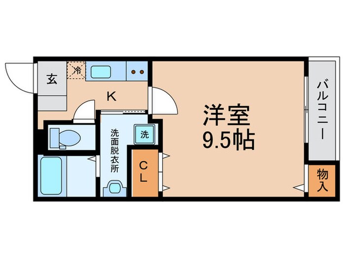 フジパレス田辺EASTの物件間取画像