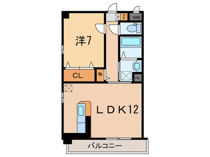 西舞子壱番館の物件間取画像