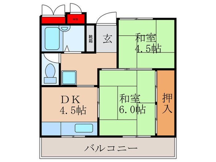 ウィック垂水の物件間取画像