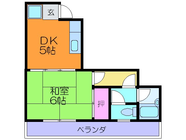 親和ハイツの物件間取画像