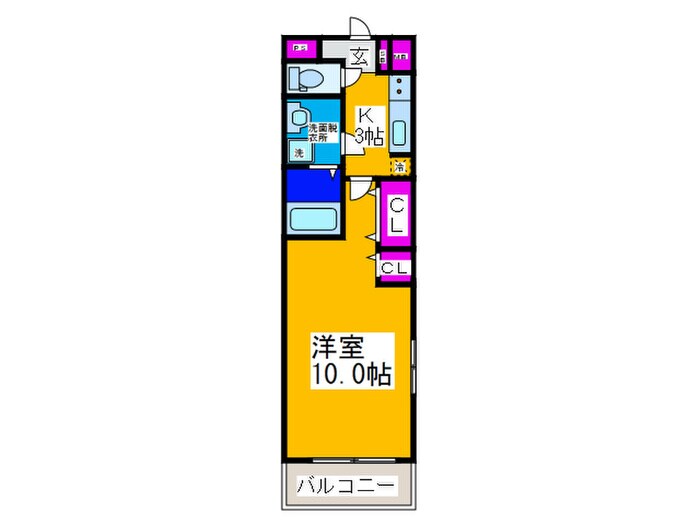 メゾン―１８の物件間取画像