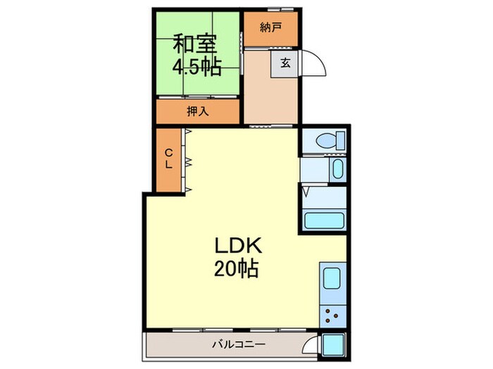 夙川シャンポールの物件間取画像