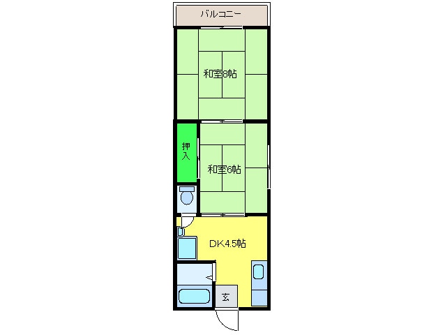 マンション柳の物件間取画像