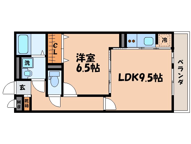 セジュ－ル神領の物件間取画像