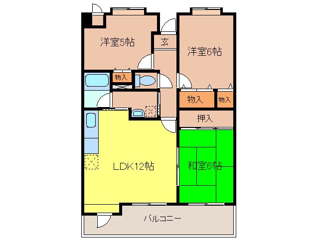 エスピアIDEの物件間取画像