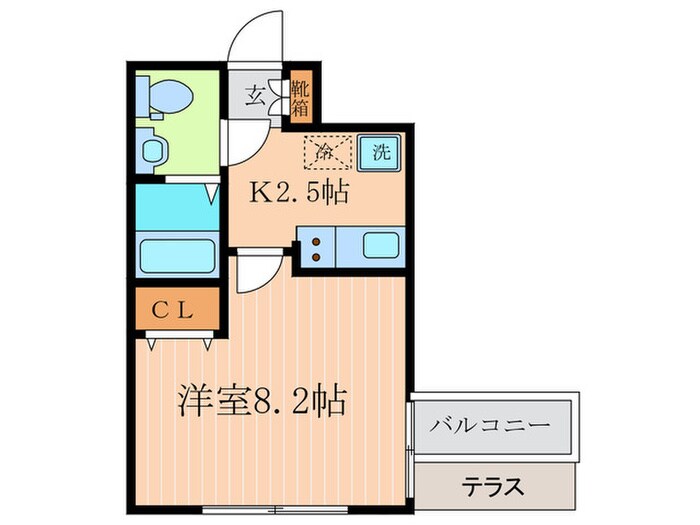 珠光ビル四条大宮Ⅱの物件間取画像