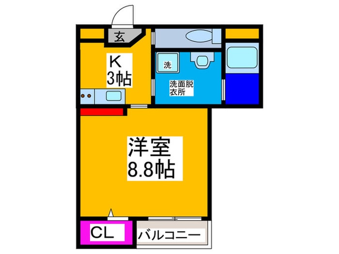 ｴﾇｴﾑｷｬﾗﾝﾄｻﾝｸﾉｰｽの物件間取画像