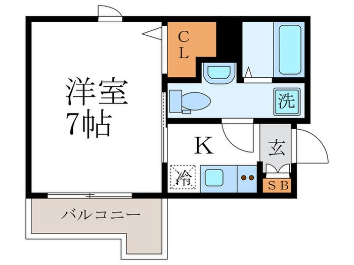 Ｃｏｌｔｓ一乗寺の物件間取画像