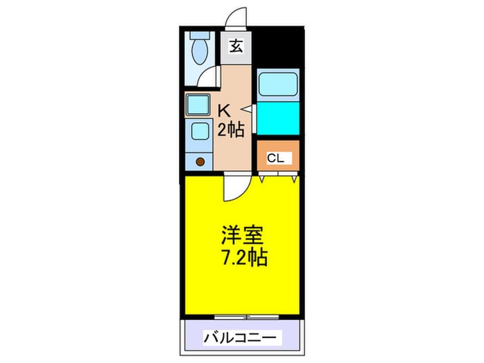 エクシード弁天　Ⅱの物件間取画像