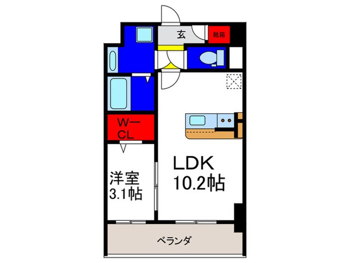 ベルンガーデン林寺の物件間取画像