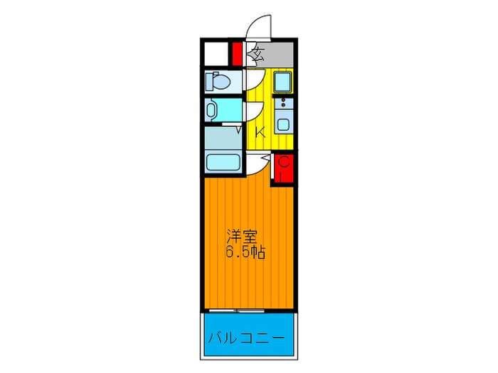 ﾌﾟﾚｻﾝｽ梅田北ｵｰﾙ（505）の物件間取画像