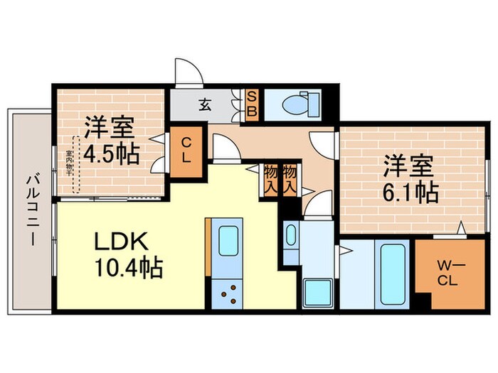 仮)シンティランテ夙川名次の物件間取画像