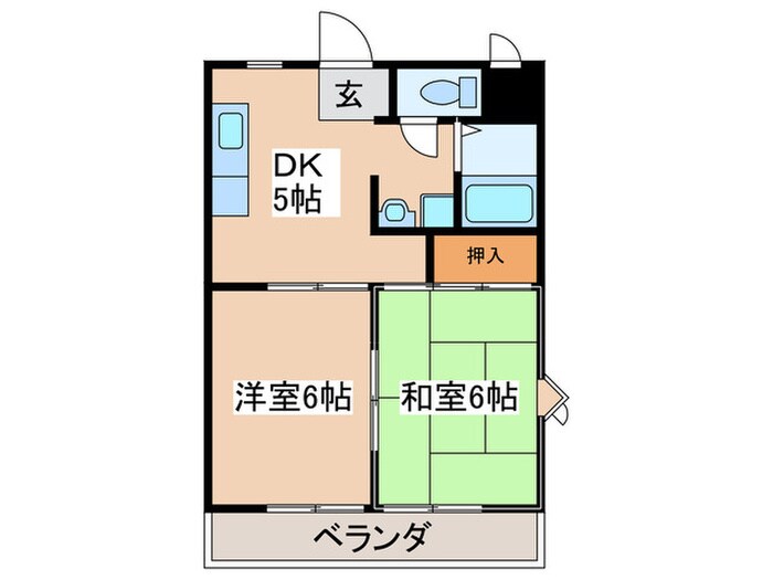 メゾン・エコ－の物件間取画像