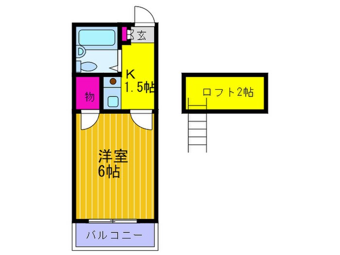 物件間取画像