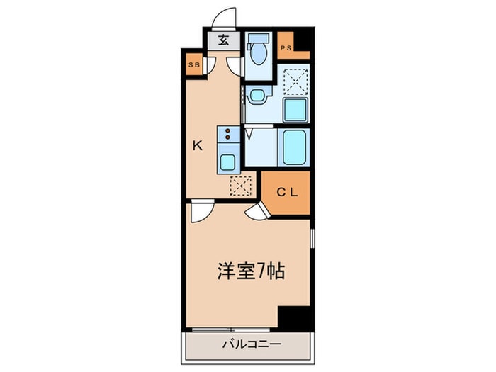 GLANZ七条通の物件間取画像