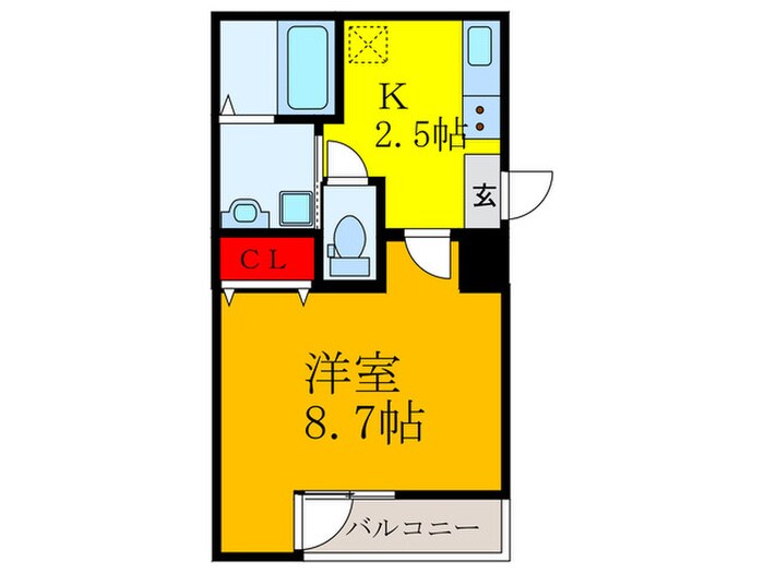 フジパレス若江岩田Ⅲ番館の物件間取画像