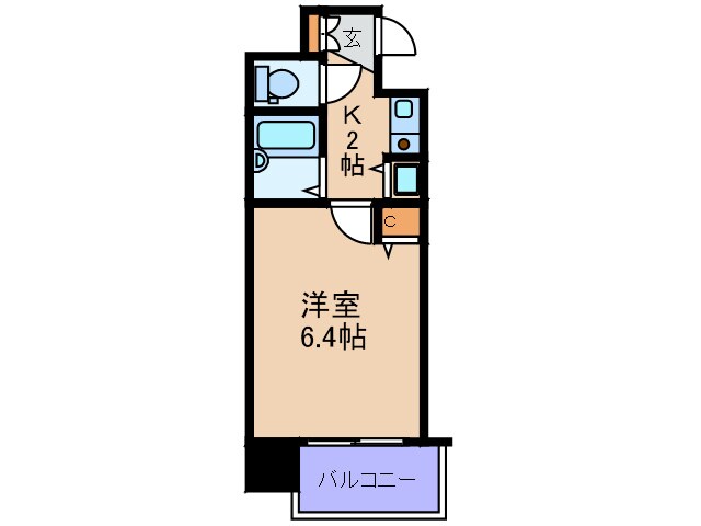 エスティライフ梅田新道の物件間取画像