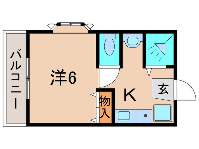 フラワ－ハイツ新伊丹の物件間取画像