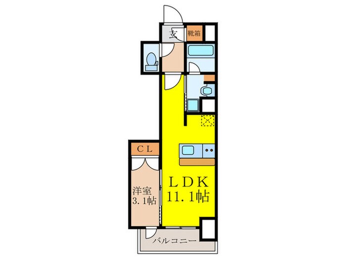 リビオメゾン新大阪の物件間取画像