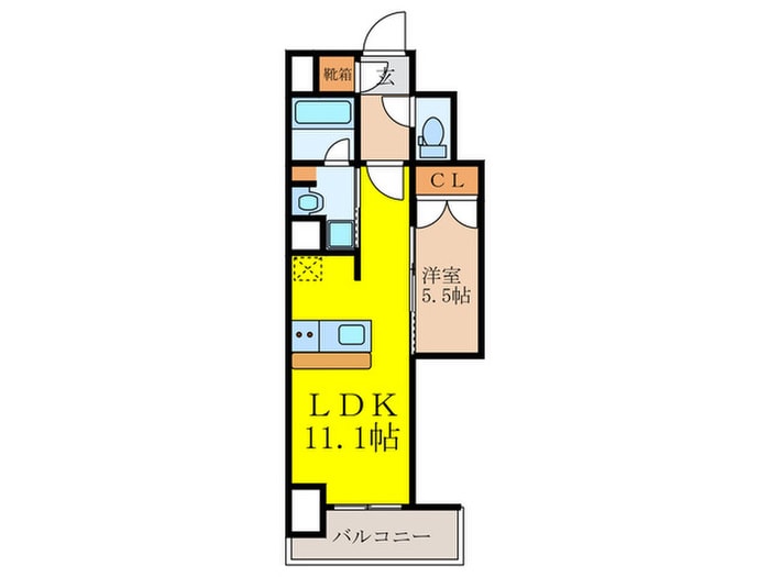 リビオメゾン新大阪の物件間取画像