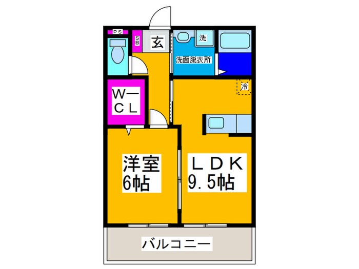 クレセントの物件間取画像