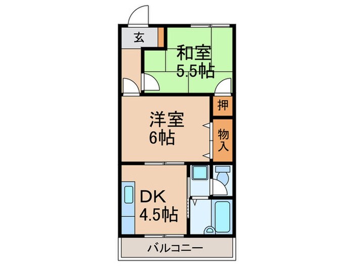 物件間取画像