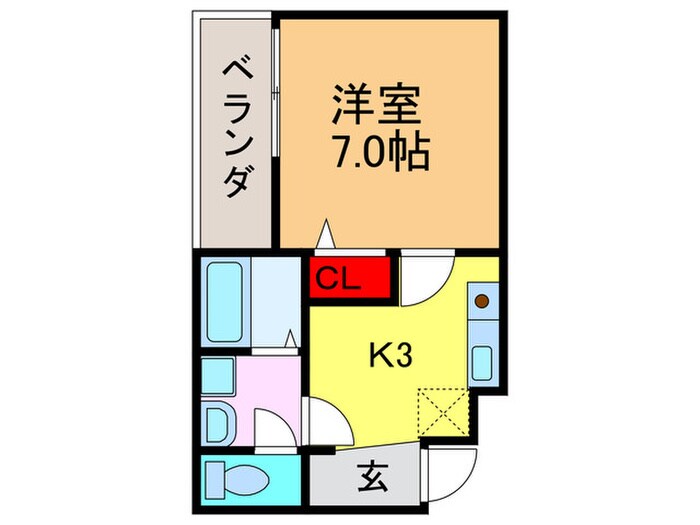 ハ－モニ－ライフ須山の物件間取画像