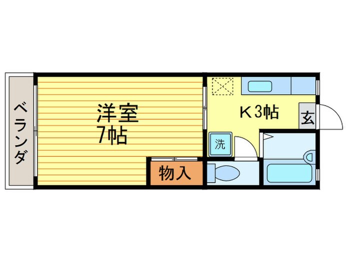 ハイツパルラックの物件間取画像