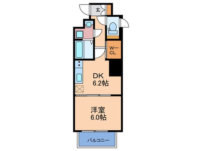 CAVANA梅田北の物件間取画像