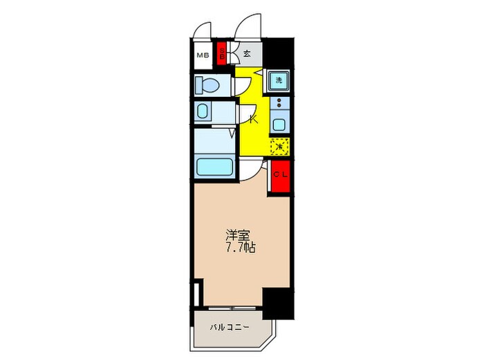 Ｓ－ＲＥＳＩＤＥＮＣＥ野江の物件間取画像