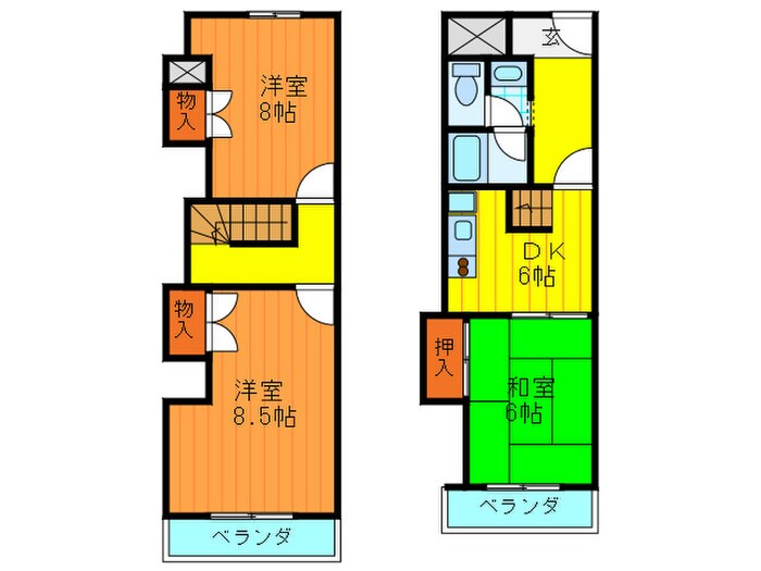 ＣＡＳＡ　ＡＺＵＬの物件間取画像