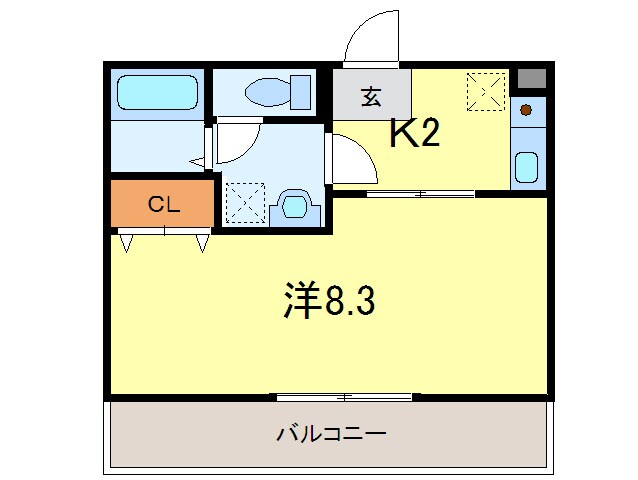 タウンコ－ト門戸の物件間取画像