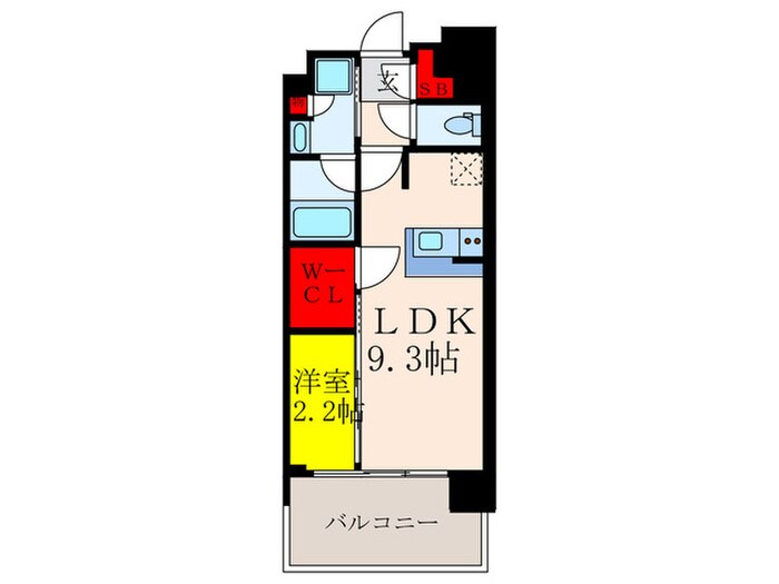 ｺﾝﾌｫﾘｱ江坂江の木町Qの物件間取画像