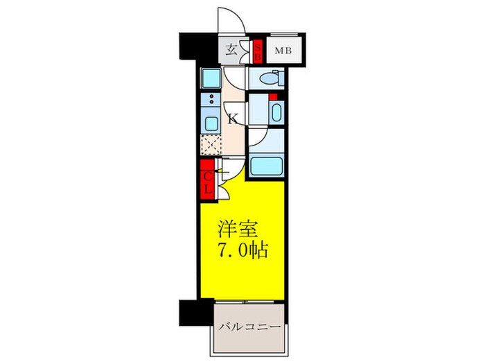 ｺﾝﾌｫﾘｱ江坂江の木町Qの物件間取画像